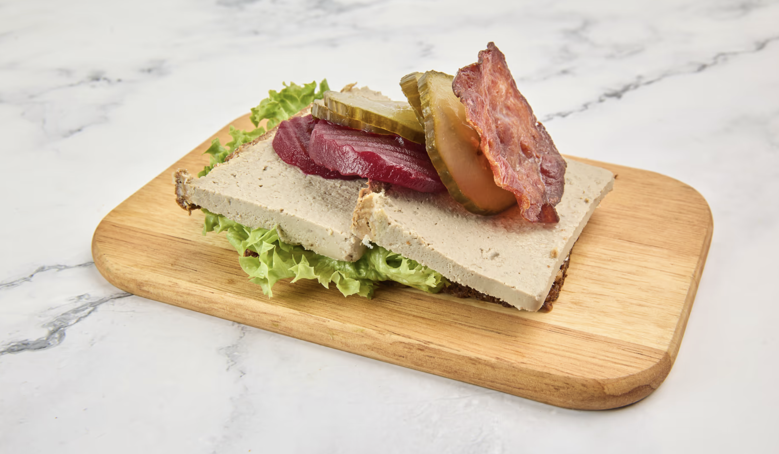 Leverpostej med bacon